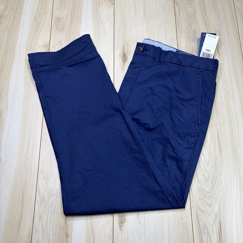 Polo Ralph Lauren Mens Performance Golf Moisture Wicking Pants Blue 38x34 NWT